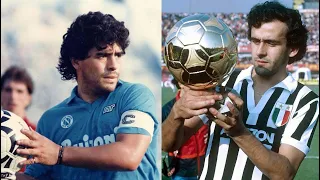 Pièce de résistance! ☆ Diego Maradona vs Michel Platini 720p