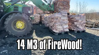 14 Bags Of Firewood In Less Than 10 Minutes