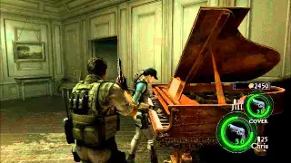 Resident Evil 5 - Lost in Nightmares - Jill plays the Moonlight Sonata (Long version)