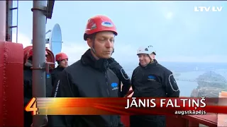 Kā Zaķusalas TV torni izdevās pasargāt no padomju karoga uzvilkšanas mastā