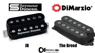 Seymour Duncan JB vs DiMarzio The Breed