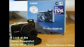 Canon Powershot SX230 HS - April 2023