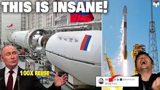 INSANE! Russian Chief declared to build rocket put SpaceX Falcon 9 reuse to Shame