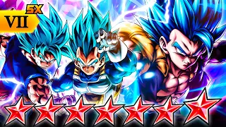 (Dragon Ball Legends) 5x ZENKAI BUFFED FUSING GOGETA BLUE TRANSCENDS DIMENSIONS!