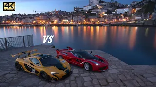 Gran Turismo 7 (PS5) Ferrari FXX K vs McLaren P1 GTR @ 4K 60ᶠᵖˢ