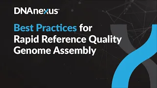 Best Practices for Rapid Reference Quality Genome Assembly - Webinar