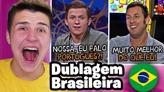 Actors React to Brazilian Dubbing OF THEM |🇬🇧 Gringo Britânico Reagindo