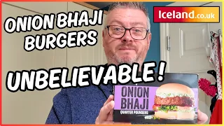 UNBELIEVABLE Onion Bhaji Burgers from ICELAND !