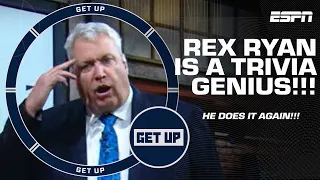 Rex Ryan is a genius, case closed 🤯 | Get Up