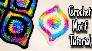 Easy Crochet Motif / Crochet Blankets and Scarfs / Light Up My Life Motif 😍