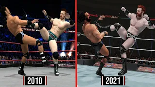 Sheamus Evolution in WWE Games!