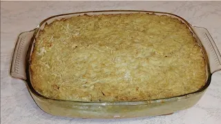 Белорусская картофельная бабка с курицей