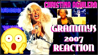 CHRISTINA AGUILERA- THIS IS A MANS WORLD GRAMMYS 2007 (REACTION)