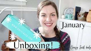 KnitCrate Unboxing / January / Crazy Sock Lady