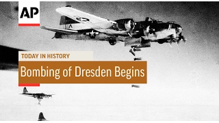 WWII: Allied Bombing of Dresden Begins - 1945 | Today In History | 13 Feb 17