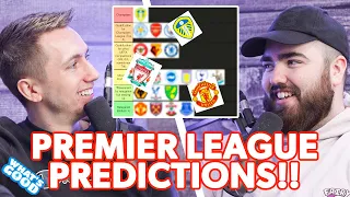 Our 2021/22 PREMIER LEAGUE PREDICTIONS!! - What's Good Youtube Exclusive