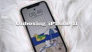 IPhone 11 Unboxing  / iPhone 11 with free accessories 🎁🍎