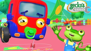 Baby Truck's Kite Flying Fun | Gecko's Garage | Trucks For Children | Cartoons For Kids