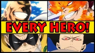 EVERY PRO HERO EXPLAINED! (My Hero Academia / Boku no Hero Academia All Heroes & Their Quirks)