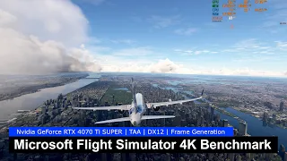 RTX 4070 Ti SUPER Benchmark - MSFS Sim Update 15 Beta 4K