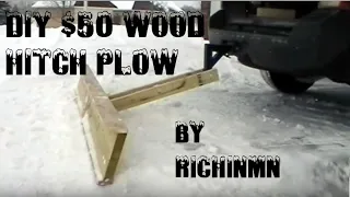 DIY $50 Wood Hitch Plow