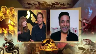 Jurassic World Dominion | Chris Pratt & Bryce Dallas Howard interview with Star sports India