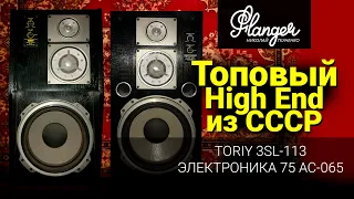 Топовый High End из СССР. TORIY 3SL-113 и ЭЛЕКТРОНИКА 75 АС-065.