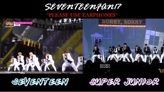 SORRY | Seventeen VS. Super Junior