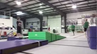 Learning a back flip 360 gainer