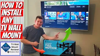 Member's Mark FULL MOTION Extended TV Wall MOUNT | Install & Review