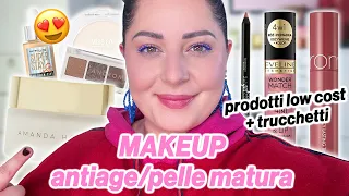 MAKEUP ANTIAGE/PELLE MATURA:I prodotti MIGLIORI LOW COST + TRUCCHETTI SUPER UTILI | Update 2023