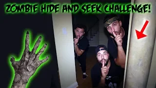 HAUNTED ZOMBIE HIDE AND SEEK CHALLENGE IN GIANT ABANDONED MANSION!