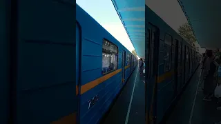 Kyiv metro train #metro #kyiv