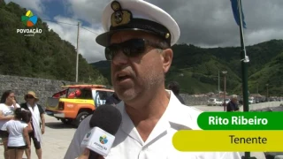 Bandeira Azul hasteada na Praia da Ribeira Quente e Portinho do Faial da Terra