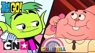 Gumball csodálatos világa + Tini titánok, harcra fel! | Pizzarendelés | Cartoon Network