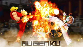 Ken Burn vs Kim Kaphwan AS. Street Fighter MUGEN