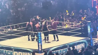 Bobbly Lashley & The Street Profits confront The Judgement Day post-match live - SmackDown 9/8/2023