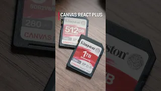 Карта Canvas React Plus V60 SD #kingstoniswithyou #shorts