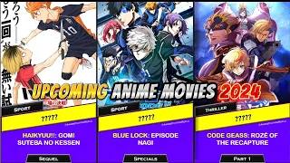 UPCOMING ANIME MOVIES you should NOT🚫 MISS | All Anime movies releasing in 2024 | Trending