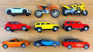 Die cast Metal Scale Model Maisto Cars and Maisto Motorcycles