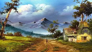 How I Paint Landscape Just By 4 Colors Oil Painting Landscape Step By Step 16 By Yasser Fayad