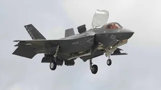 USMC F-35B Lightning II - VTOL & Hover Demo - MCAS Cherry Point Airshow 2024