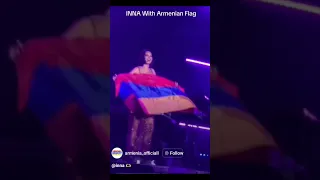 inna and coca-cola desacrated the Armenian flag