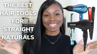 Flat Irons & Blow Dryers For Healthy Hair & Growth | Become A Straight Natural Series