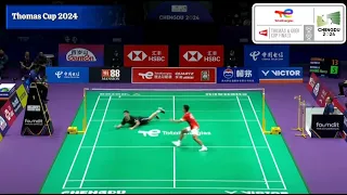 Anthony Sini Suka Ginting (IND) vs Harry Huang (ENG) Thomas & Uber Cup Finals 2024 | MS - Group C