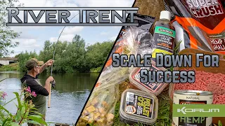 RIVER TRENT - SCALING DOWN CAN KEEP BITES COMING #korum #smallbaits #fishing