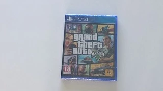 Grand Theft Auto 5 PS4 Unboxing