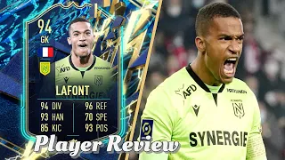 BEST FRENCH GK!🔥94 TOTS LAFONT PLAYER REVIEW! FIFA 22 ULTIMATE TEAM