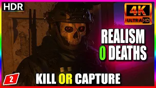 KILL OR CAPTURE | Realism 0 Deaths | Call of Duty: Modern Warfare 2 | PC 4K HDR