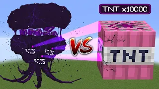 Wither Storm vs TNT x10000. Formidi-bomb vs TNT x10000